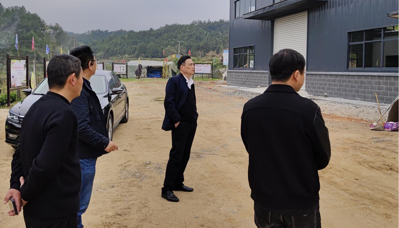 屯溪區(qū)國投集團(tuán)實(shí)地考察朱村項目